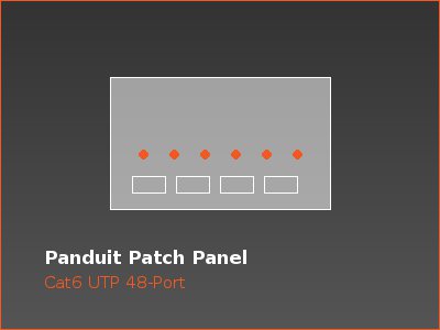 Panduit Cat6 UTP Patch Panel 48-Port